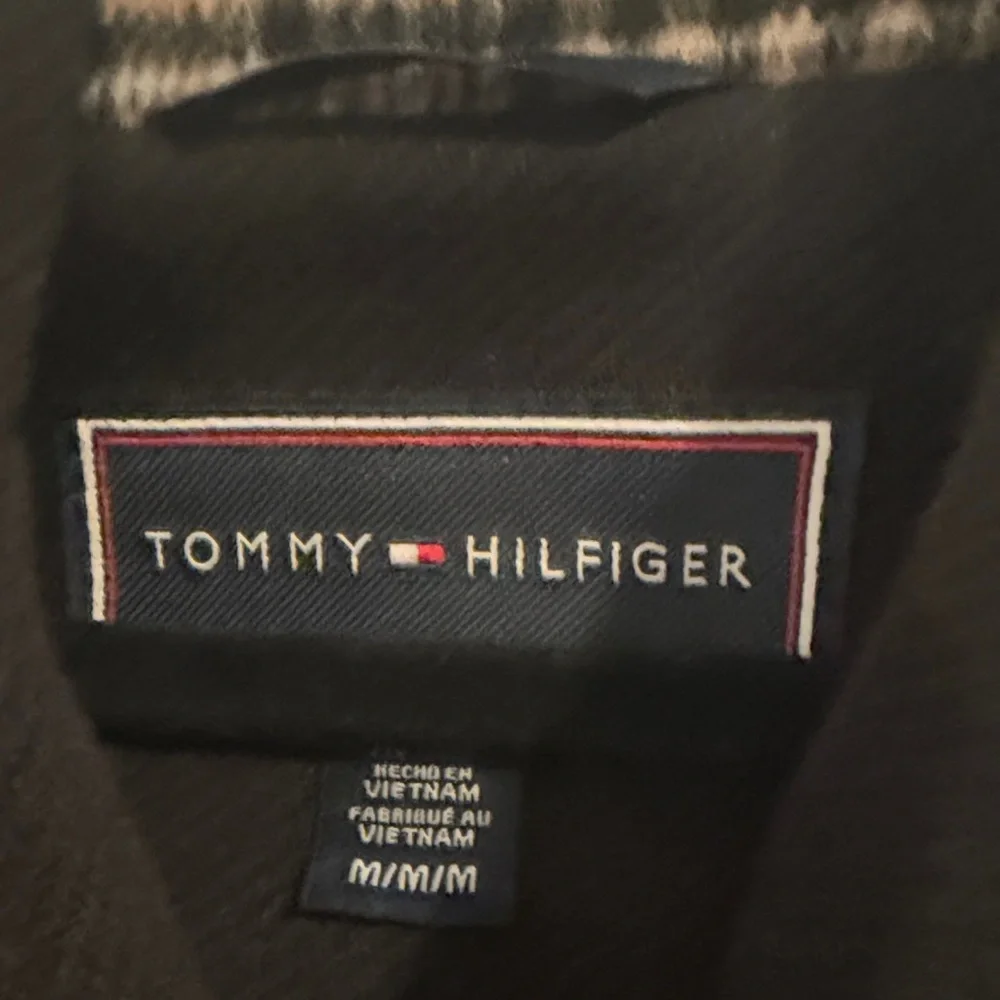 Tommy Hilfiger Black Pea Coat with Toggle Closure - Picture 2 of 5